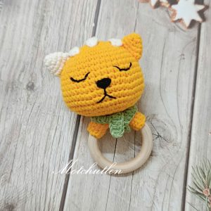 Lục Lạc Vòng Gỗ Mèo Vàng